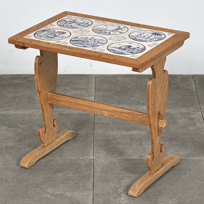デンマークヴィンテージ タイルトップ ネストテーブル