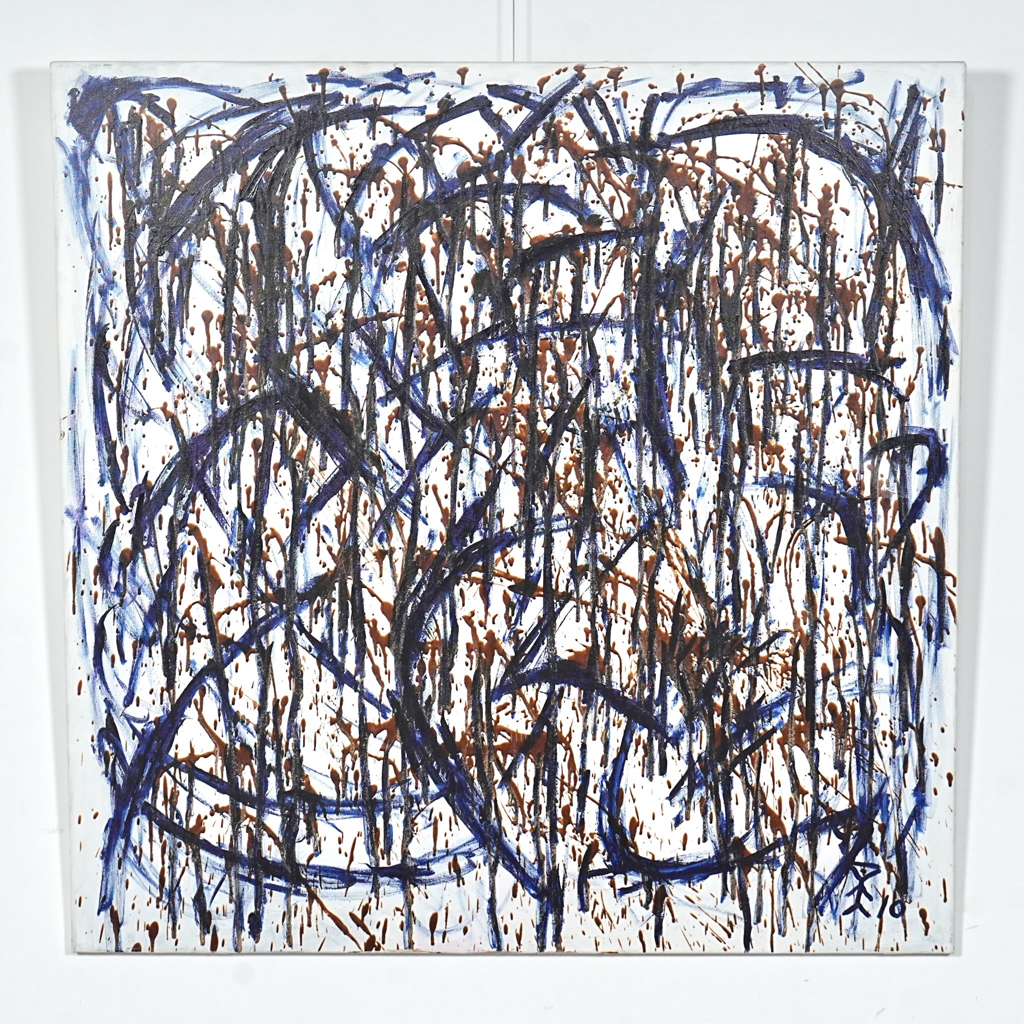 Kenneth Strandby】抽象画アクリル画 120.5cm×120.5cm – TIME HYPE