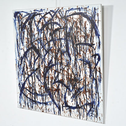 【Kenneth Strandby】抽象画アクリル画 120.5cm×120.5cm