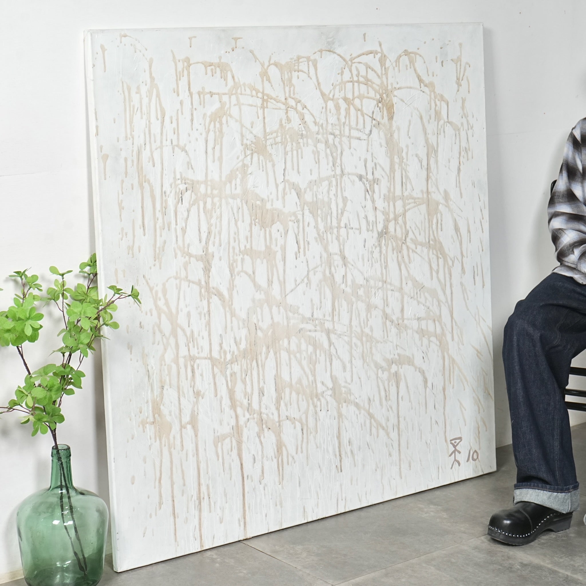 Kenneth Strandby】抽象画アクリル画 120.5cm×120.5cm – TIME HYPE