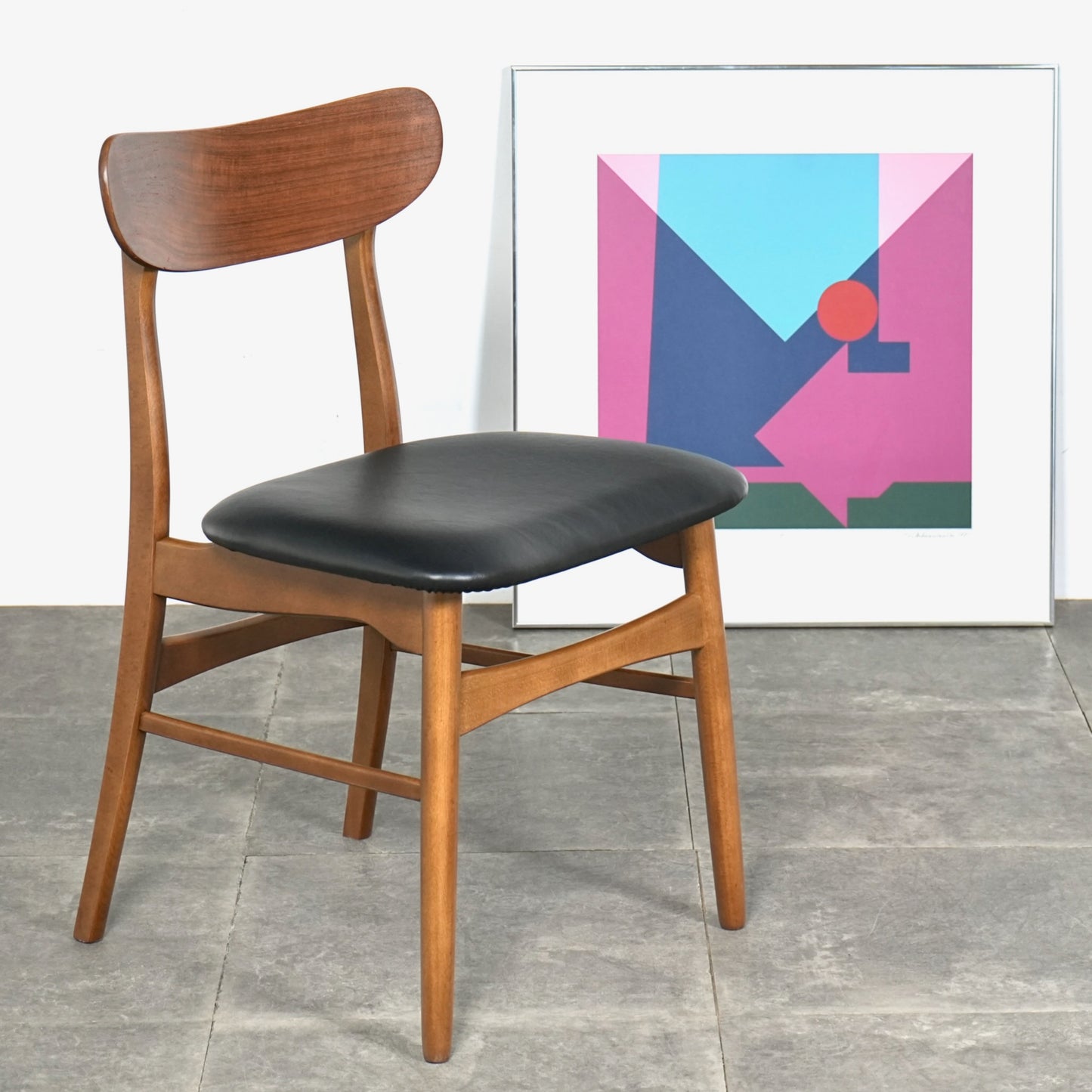 デンマークヴィンテージ ダイニングチェア【張替済】