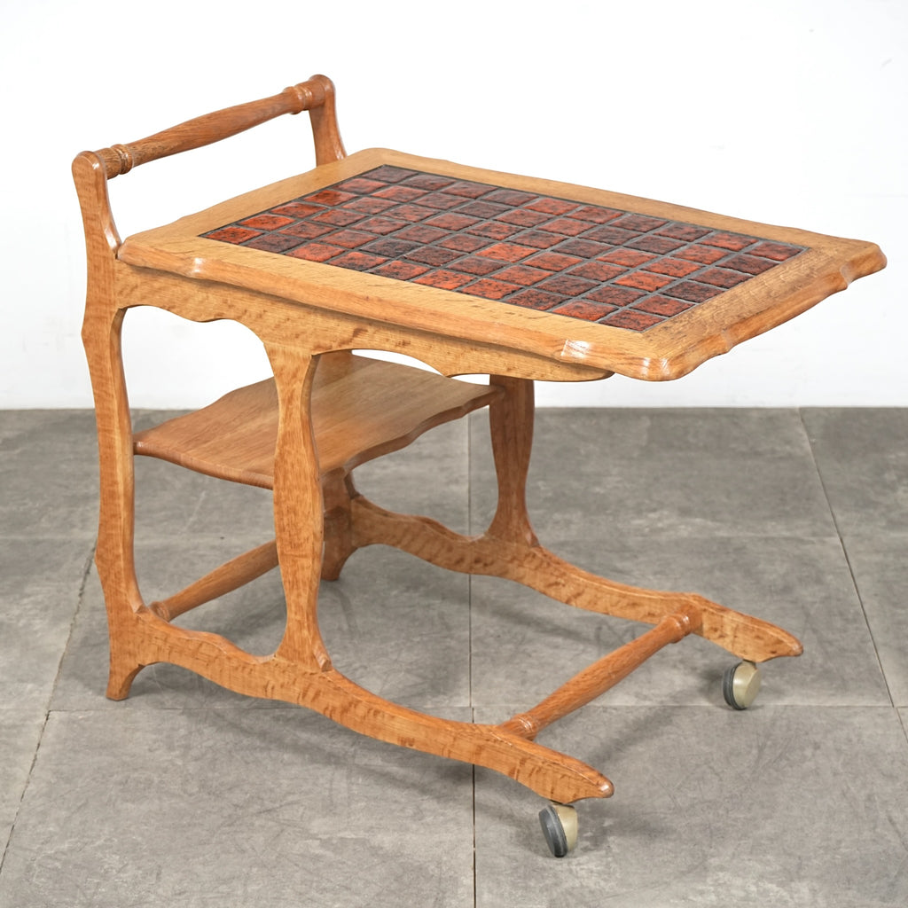 デンマークヴィンテージ タイルトップ トロリー