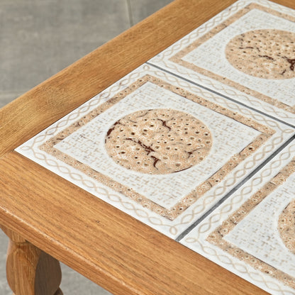 デンマークヴィンテージ タイルトップ ローテーブル