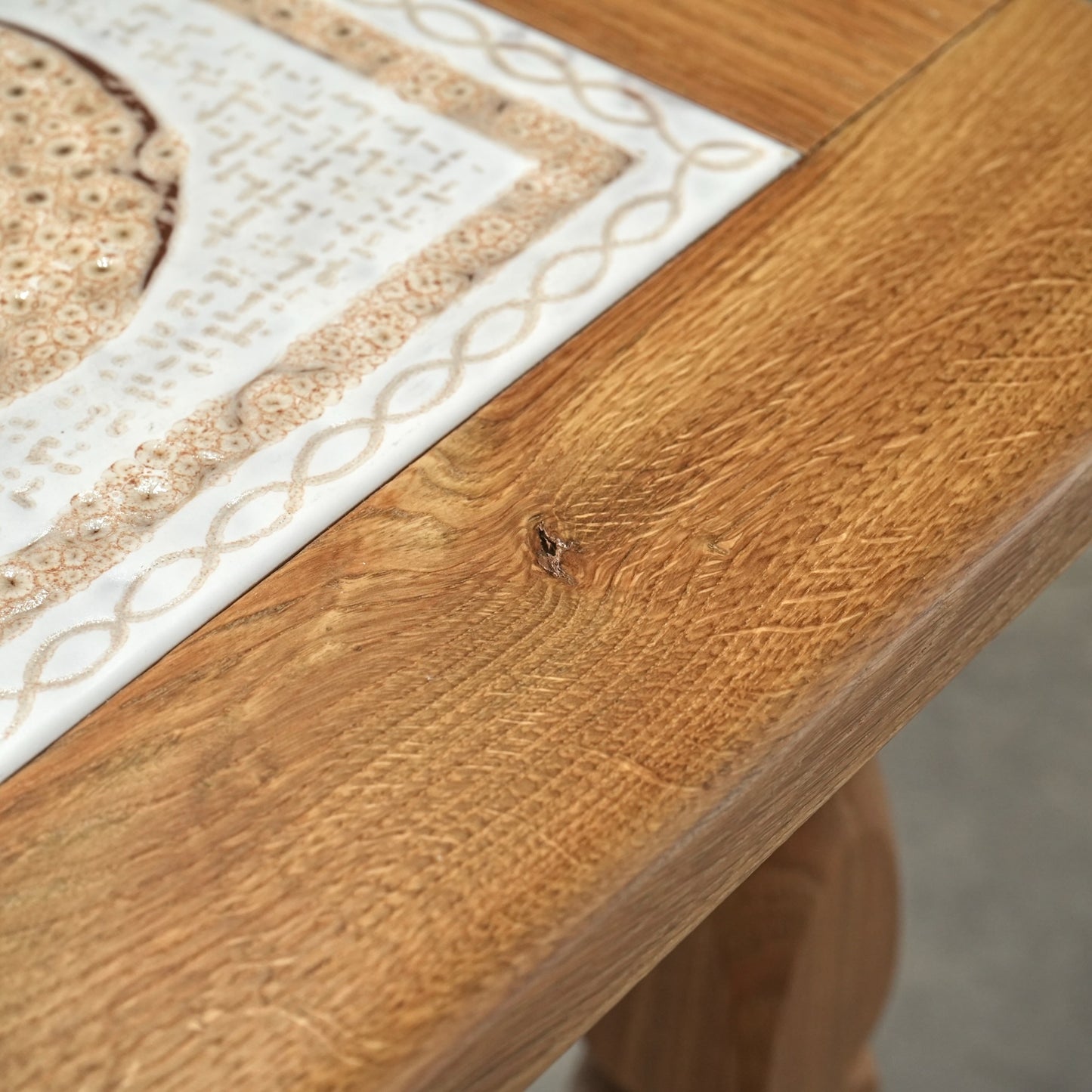 デンマークヴィンテージ タイルトップ ローテーブル