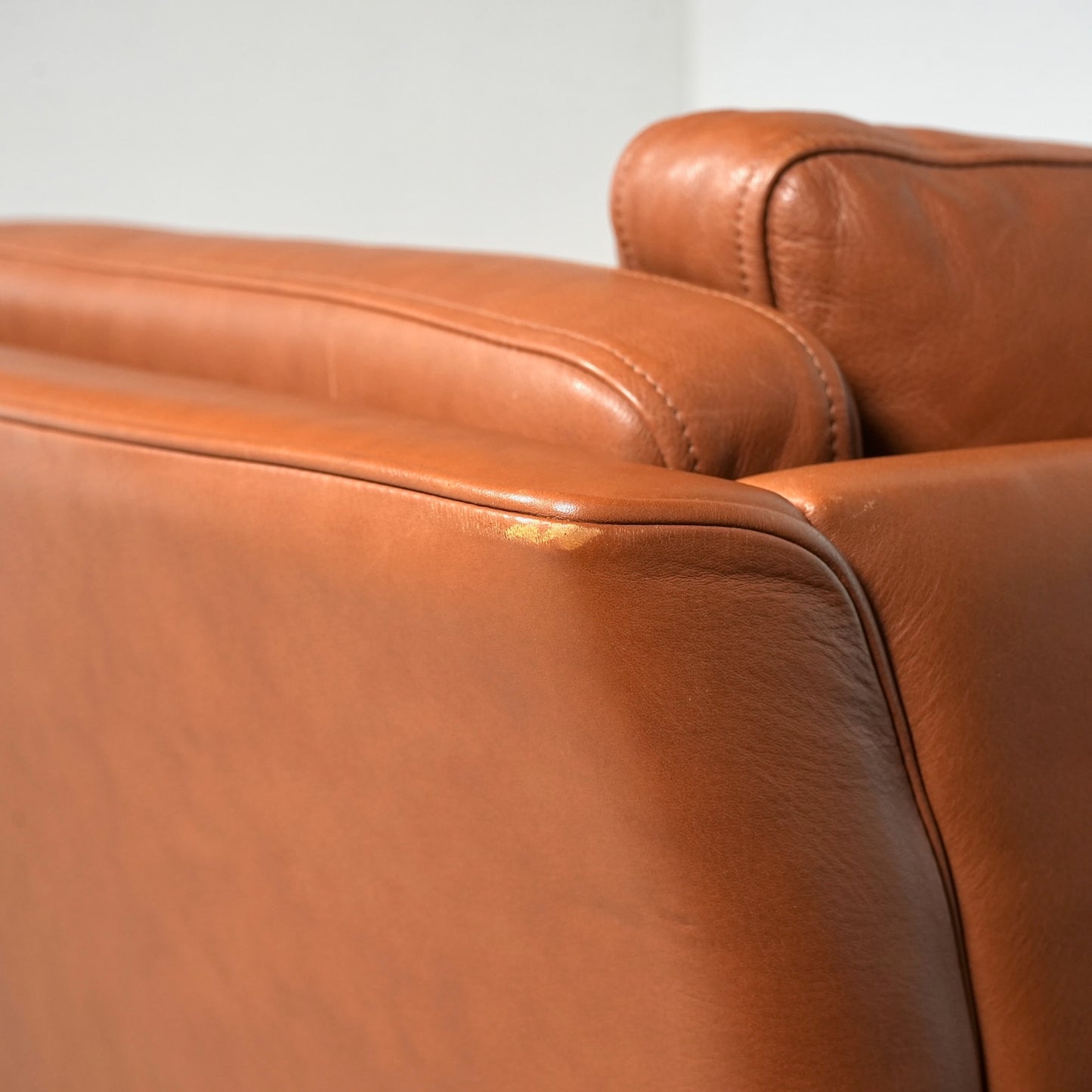 【Hurup Møbelfabrik】ヴィンテージ レザーソファ