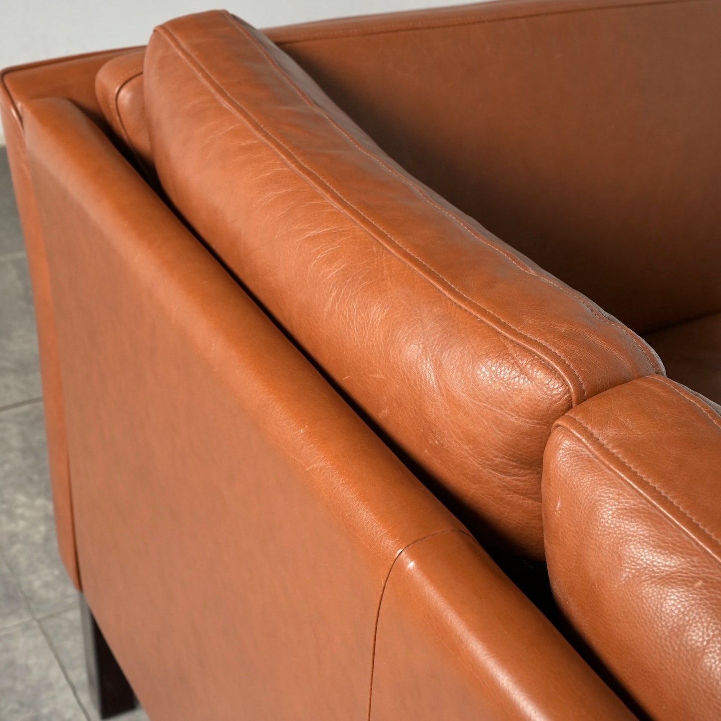 【Hurup Møbelfabrik】ヴィンテージ レザーソファ