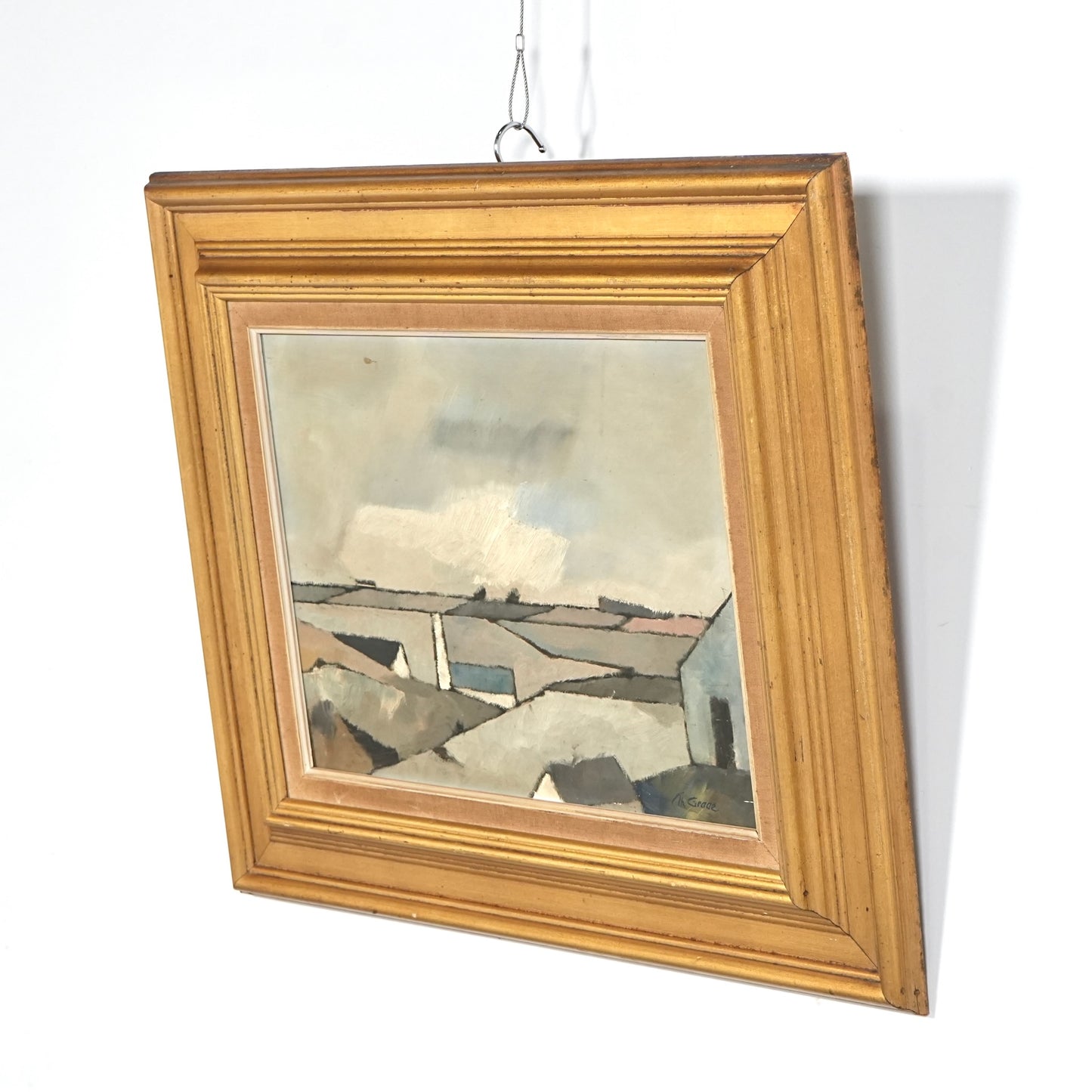 【Thomas Graae】ヴィンテージ オイルペイント(59cm×49cm)