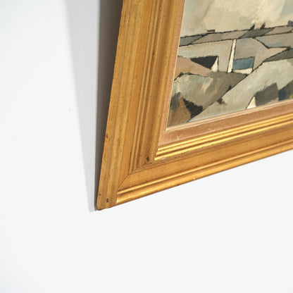 【Thomas Graae】ヴィンテージ オイルペイント(59cm×49cm)