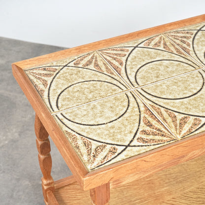 デンマークヴィンテージ タイルトップ トロリー