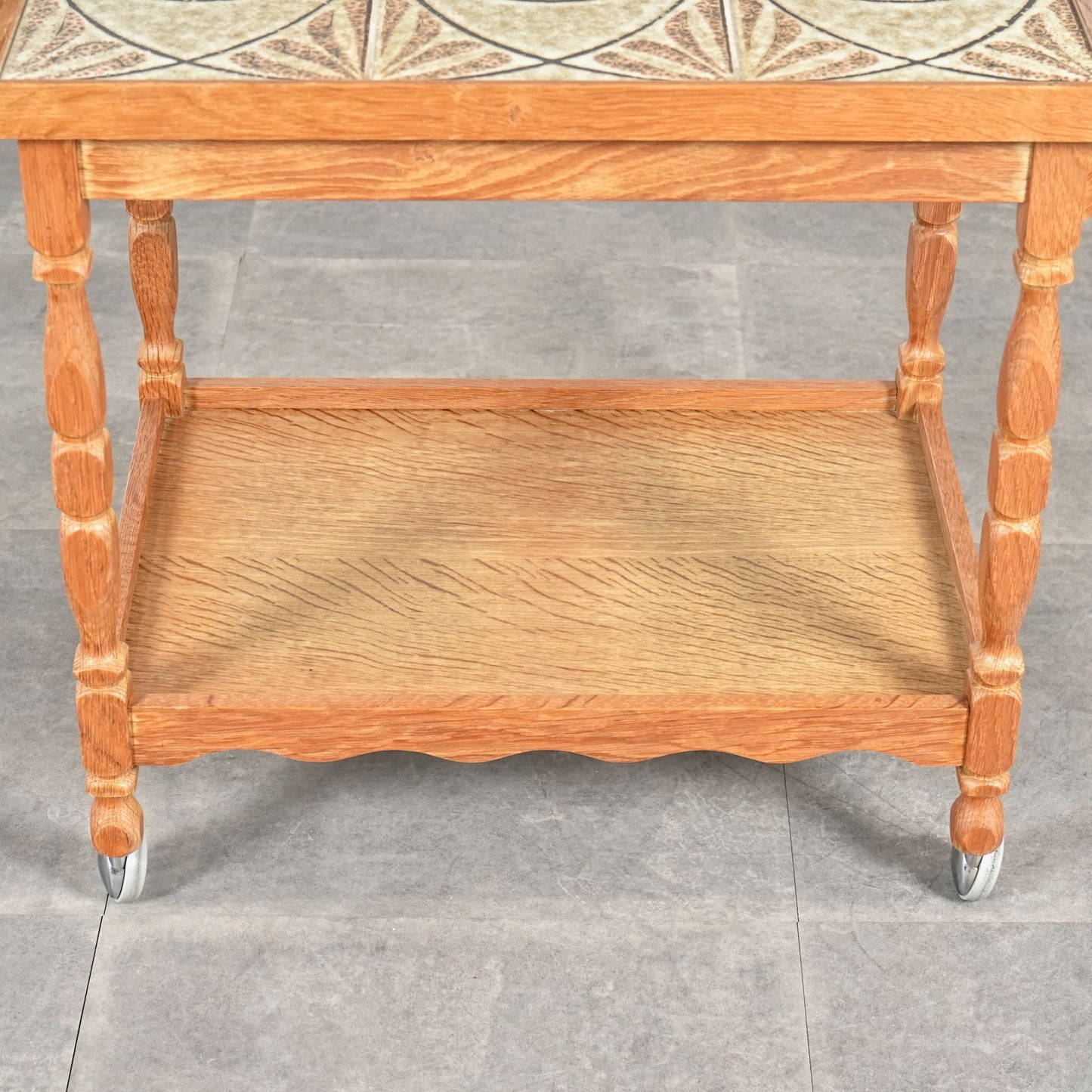 デンマークヴィンテージ タイルトップ トロリー