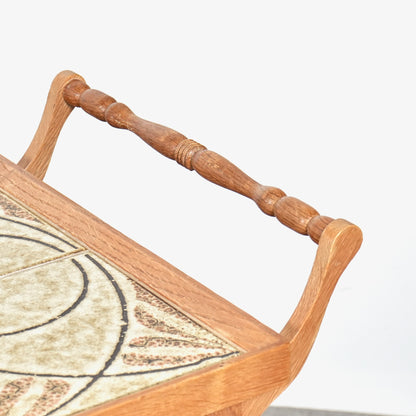 デンマークヴィンテージ タイルトップ トロリー