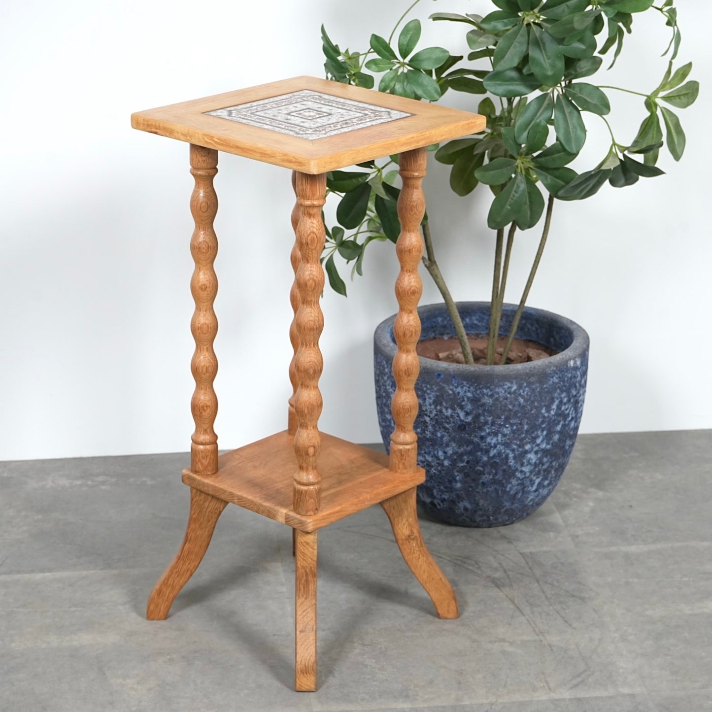 デンマークヴィンテージ タイルトップ サイドテーブル