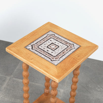 デンマークヴィンテージ タイルトップ サイドテーブル