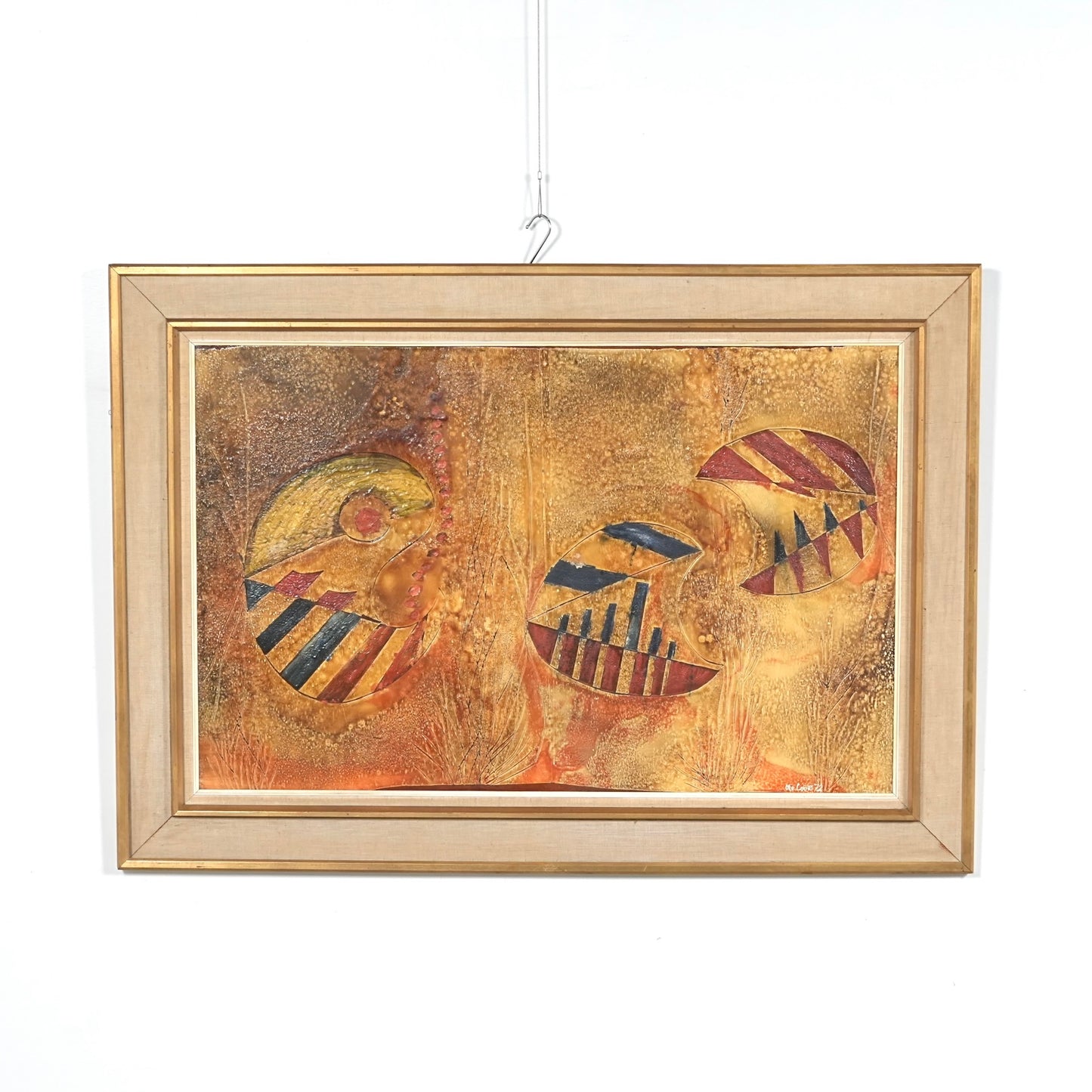 【Ole Court】 ヴィンテージ オイルペイント(110cm×78cm)