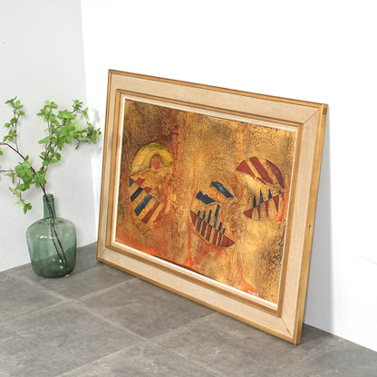 【Ole Court】 ヴィンテージ オイルペイント(110cm×78cm)
