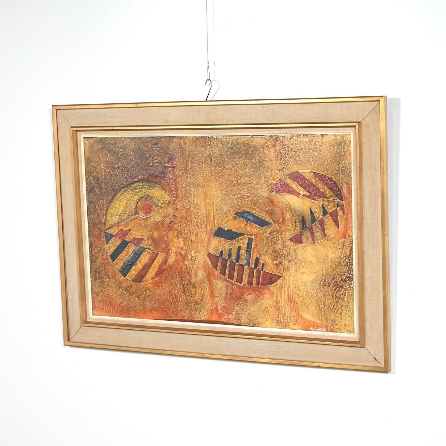 【Ole Court】 ヴィンテージ オイルペイント(110cm×78cm)