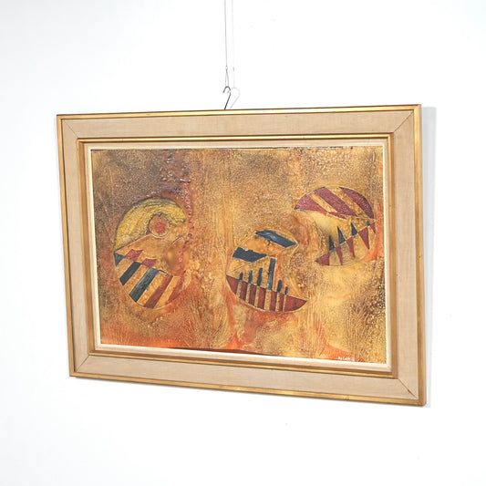 【Ole Court】 ヴィンテージ オイルペイント(110cm×78cm)