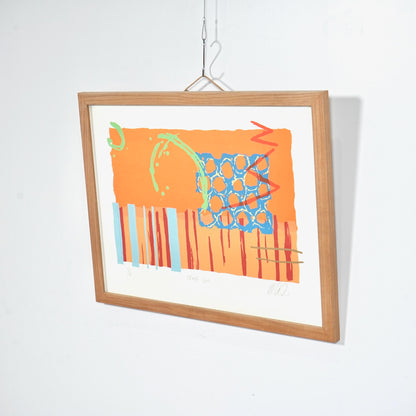 【Lee Crew】"Orange Sun "(Ed.38/150) 81cm×61.5cm