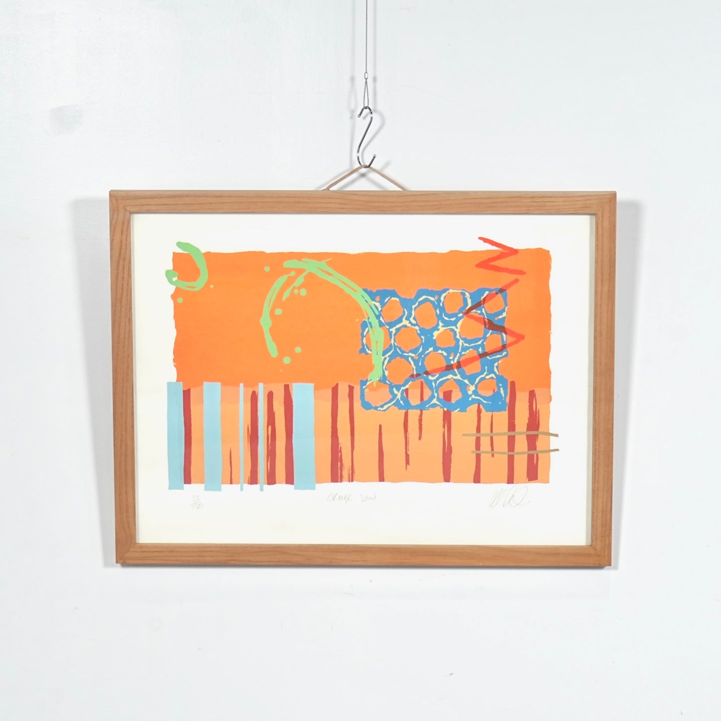 【Lee Crew】"Orange Sun "(Ed.38/150) 81cm×61.5cm