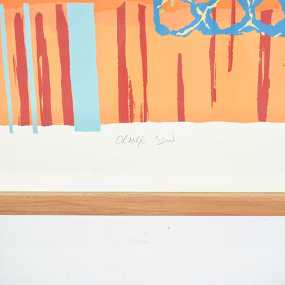 【Lee Crew】"Orange Sun "(Ed.38/150) 81cm×61.5cm