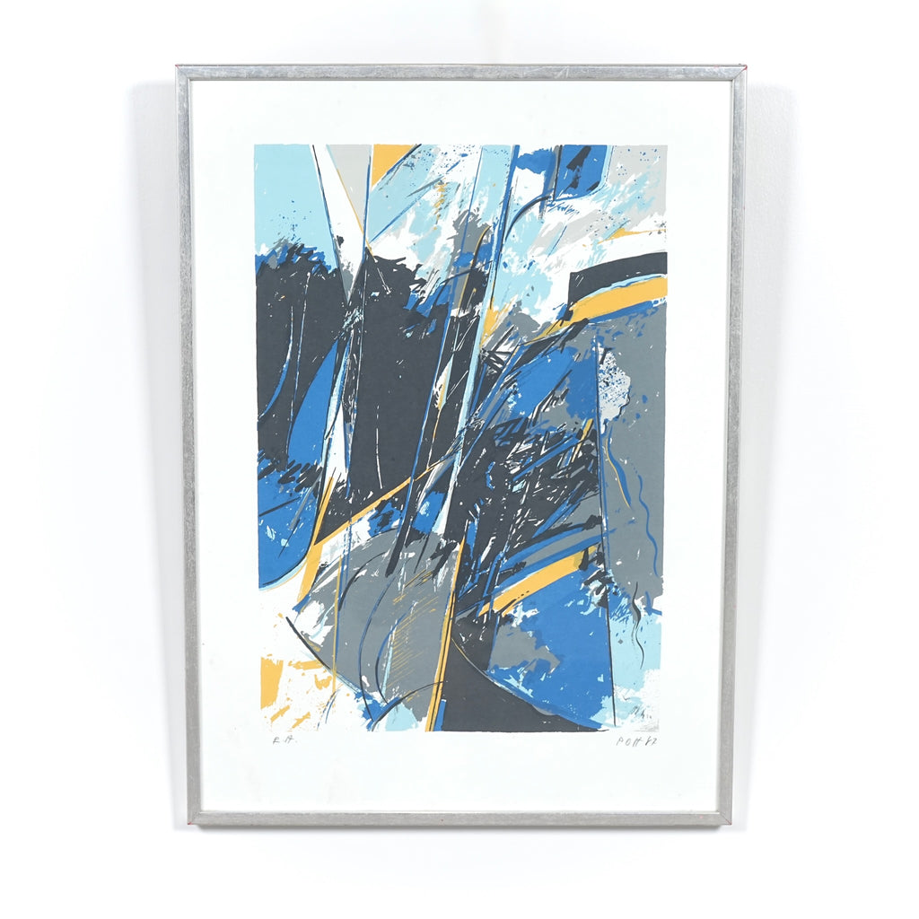 【Poul Oskar Hansen】(Ed.14)リトグラフ 51.5cm×71cm