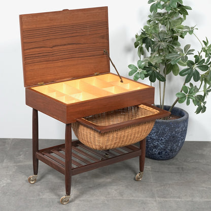 【Ejvind A.Johansson】ヴィンテージ ソーイングテーブル