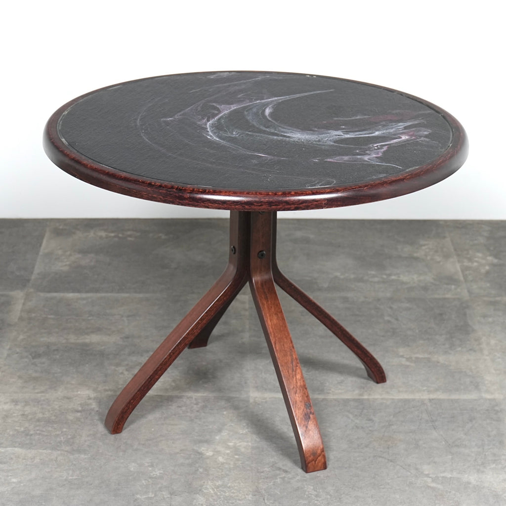 デンマークヴィンテージ ストーントップ ローテーブル
