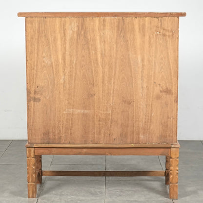 デンマークヴィンテージ ガラスキャビネット