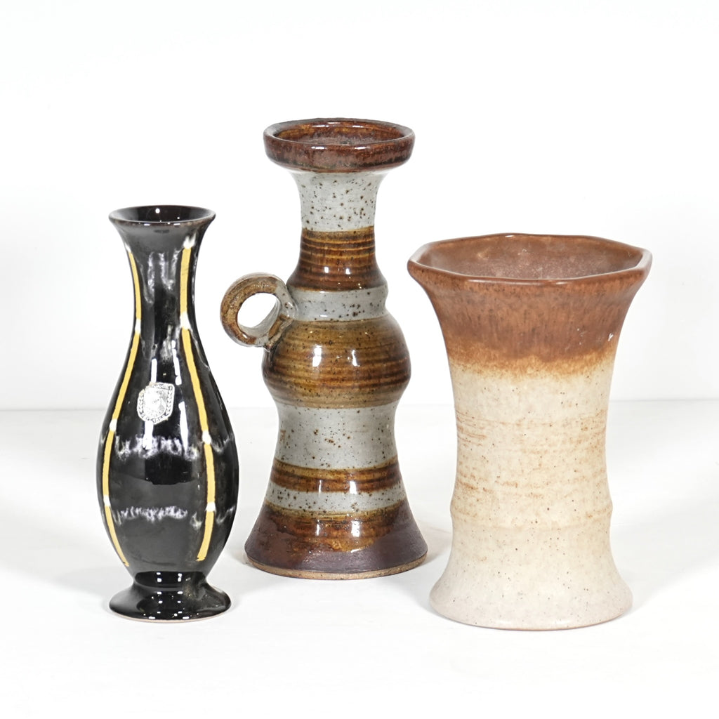 送料無料 ヴィンテージ フラワーベース 3点セット