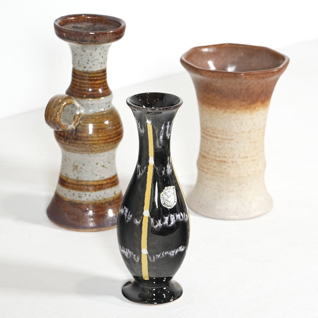 送料無料 ヴィンテージ フラワーベース 3点セット