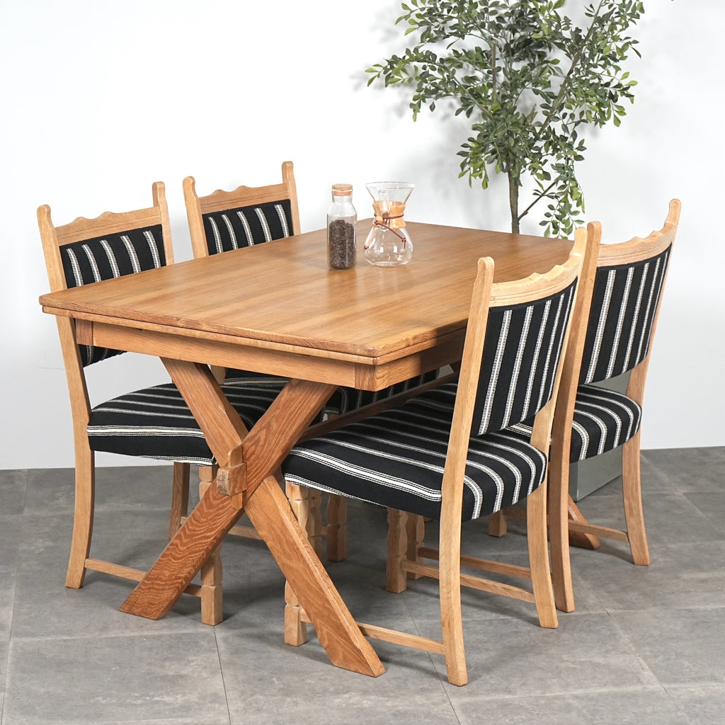 デンマークヴィンテージ ドローリーフ テーブル