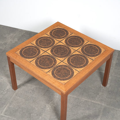 デンマークヴィンテージ タイルトップ ローテーブル