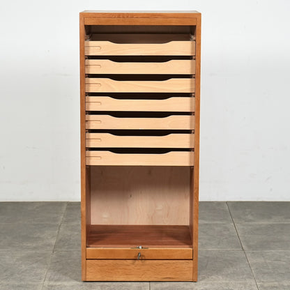 デンマークヴィンテージ ファイリングキャビネット(蛇腹扉)