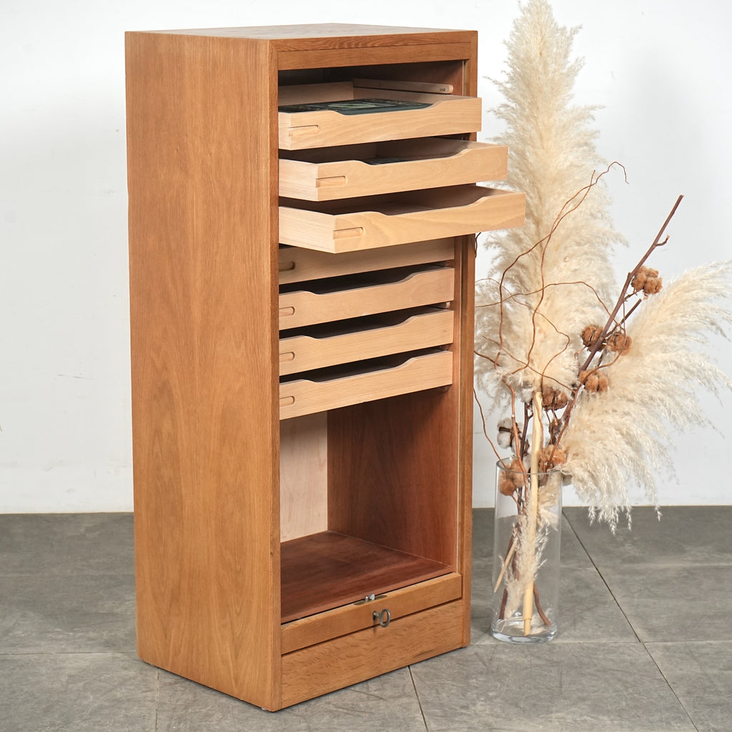 デンマークヴィンテージ ファイリングキャビネット(蛇腹扉)