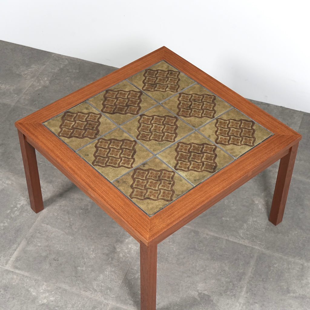 デンマークヴィンテージ タイルトップ ローテーブル