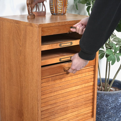 デンマークヴィンテージ ファイリングキャビネット(蛇腹扉)