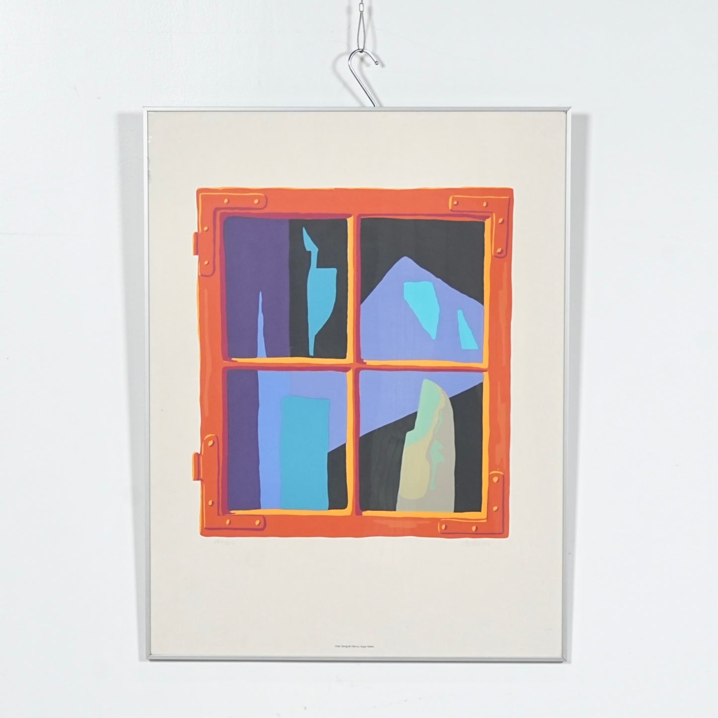 【Benny Aage Moller】"Vista Serigrafi " リトグラフ(50cm×65.5cm)