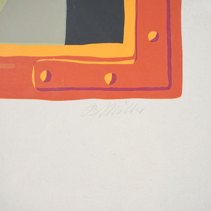 【Benny Aage Moller】"Vista Serigrafi " リトグラフ(50cm×65.5cm)