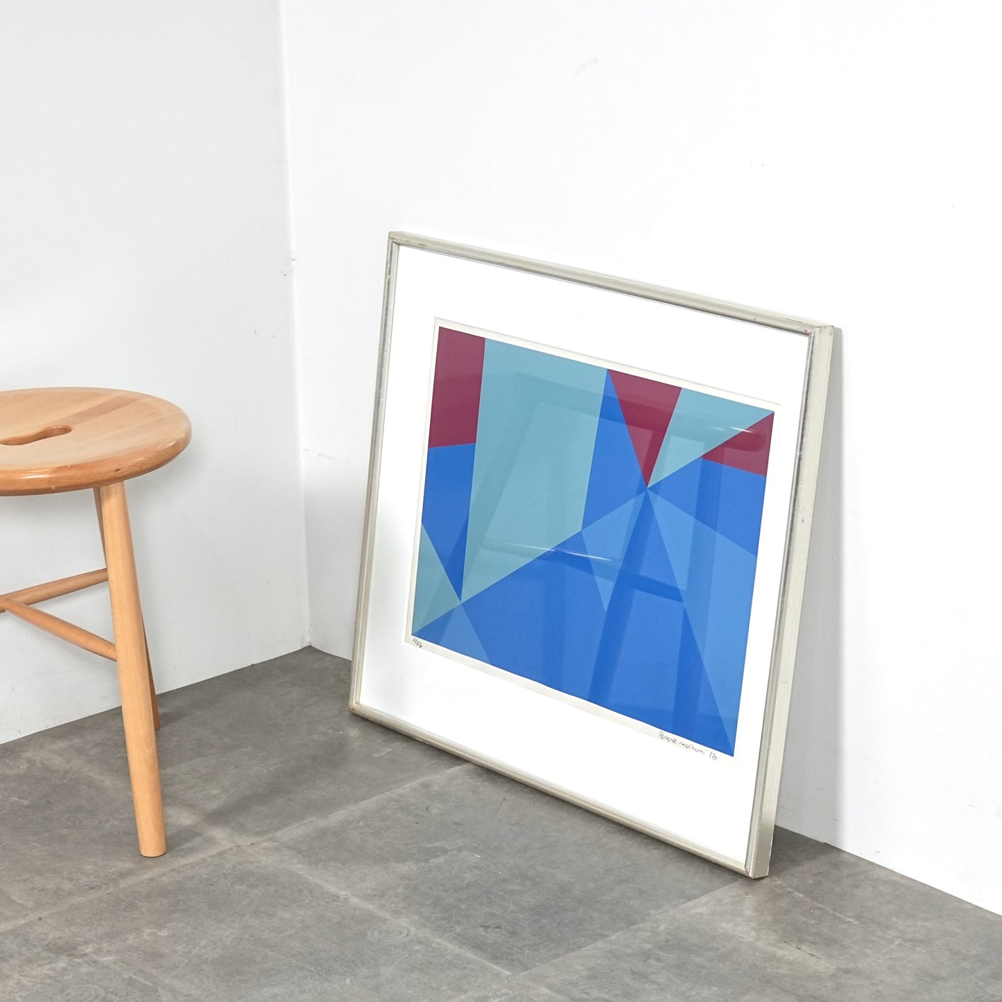 デンマークヴィンテージ リトグラフ(70.5cm×60cm)
