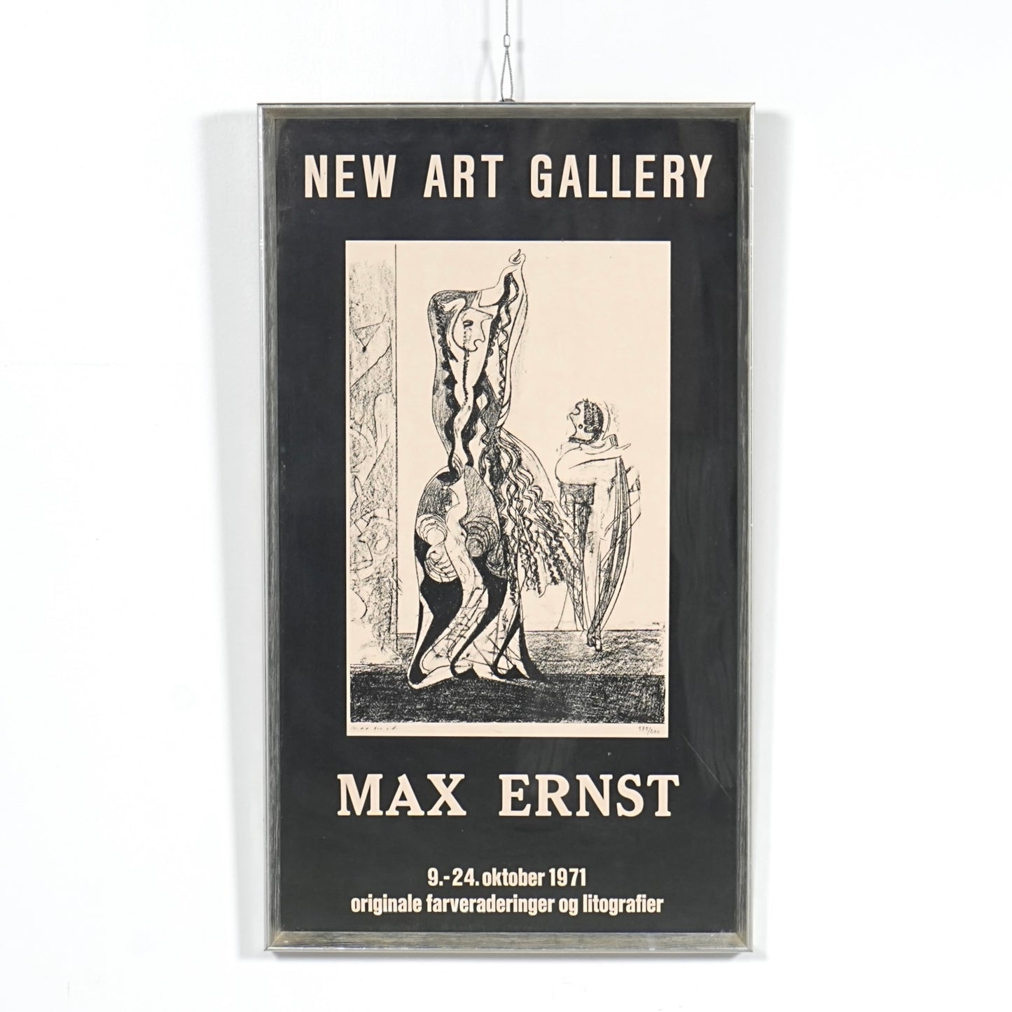 【MAX ERNST】 "Danseuses" リトグラフ(41.5cm×71.5cm)