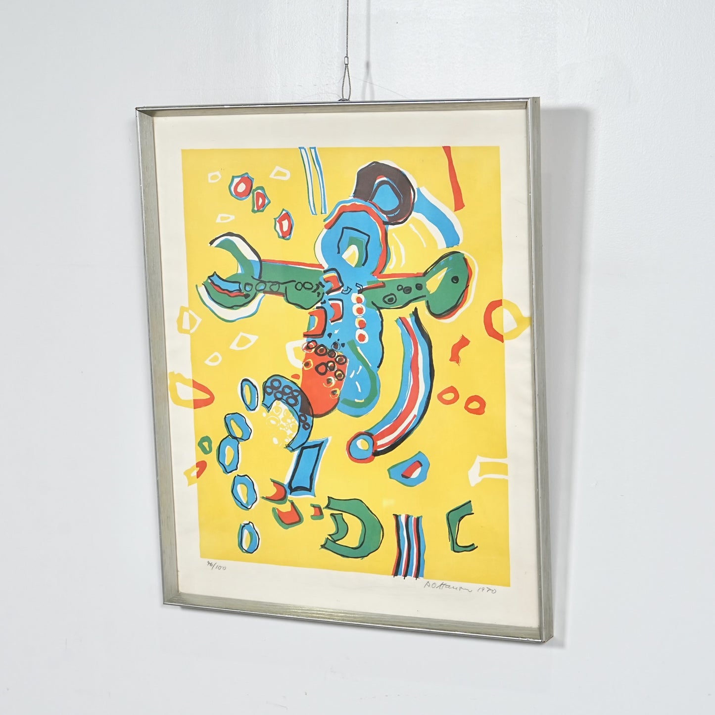 デンマークヴィンテージ リトグラフ(55.5cm×67cm)