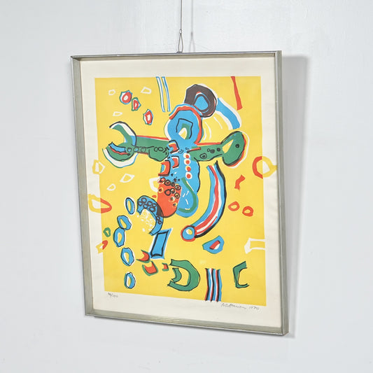 デンマークヴィンテージ リトグラフ(55.5cm×67cm)