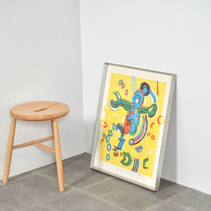 デンマークヴィンテージ リトグラフ(55.5cm×67cm)