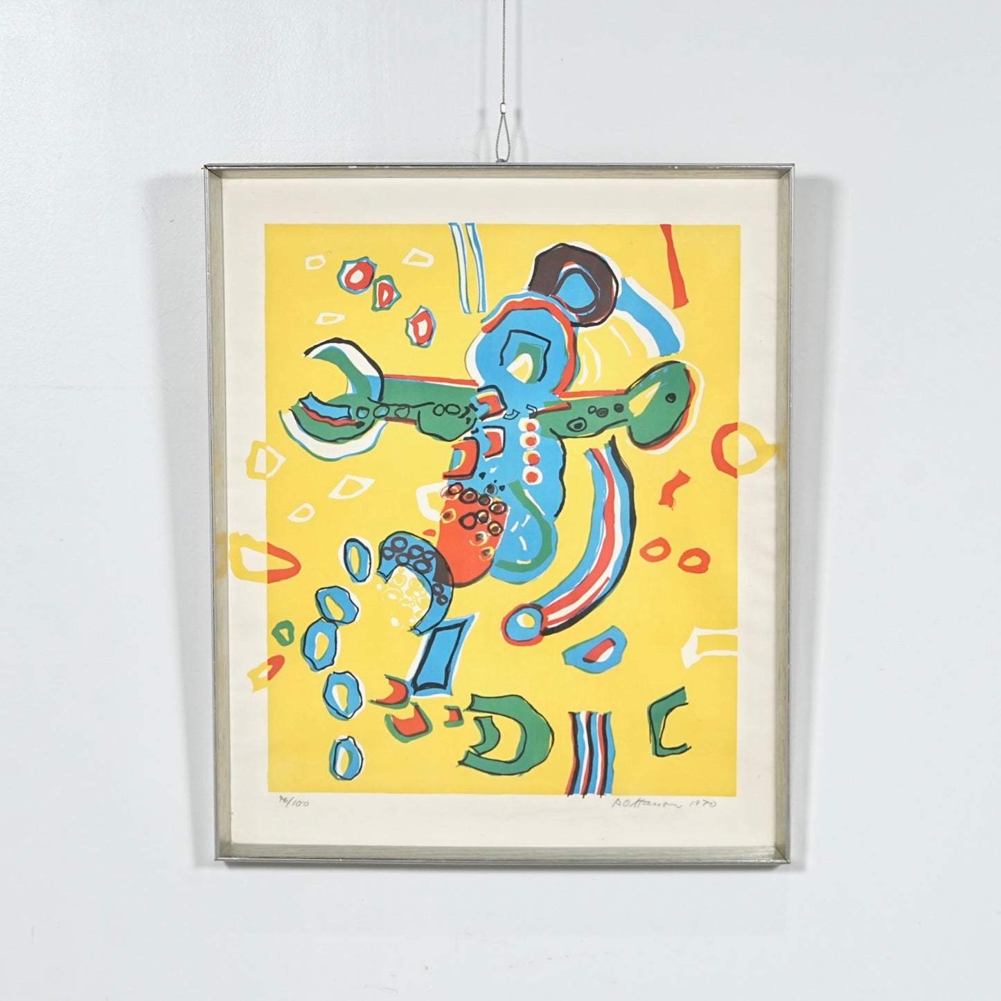 デンマークヴィンテージ リトグラフ(55.5cm×67cm)