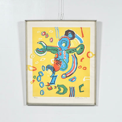 デンマークヴィンテージ リトグラフ(55.5cm×67cm)