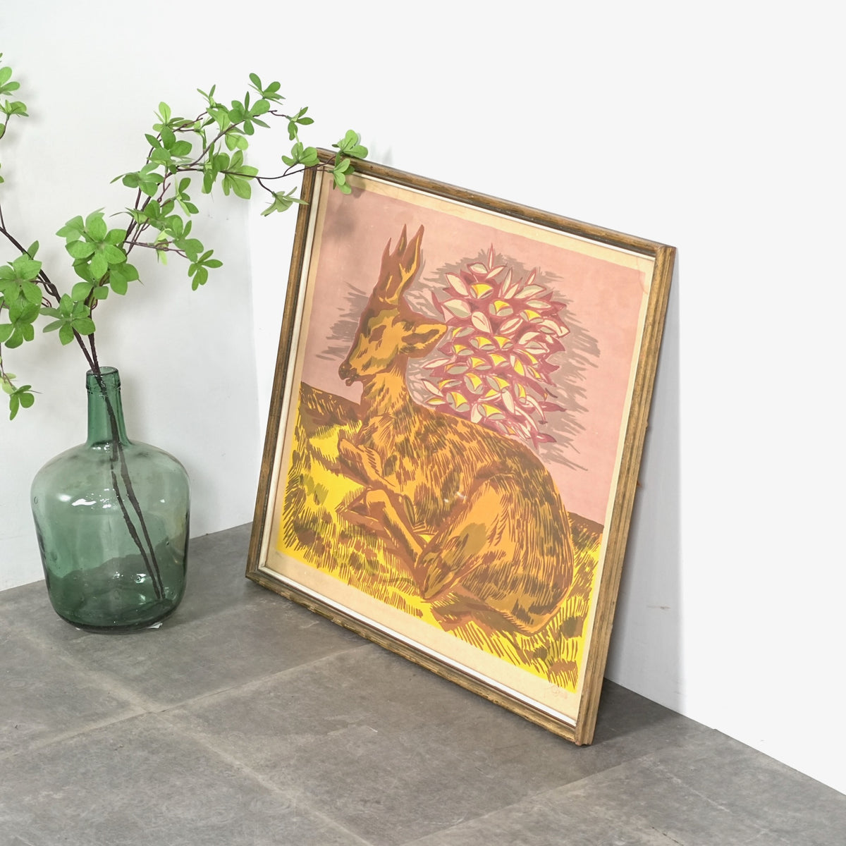 デンマークヴィンテージ リトグラフ(68cm×56.5cm)