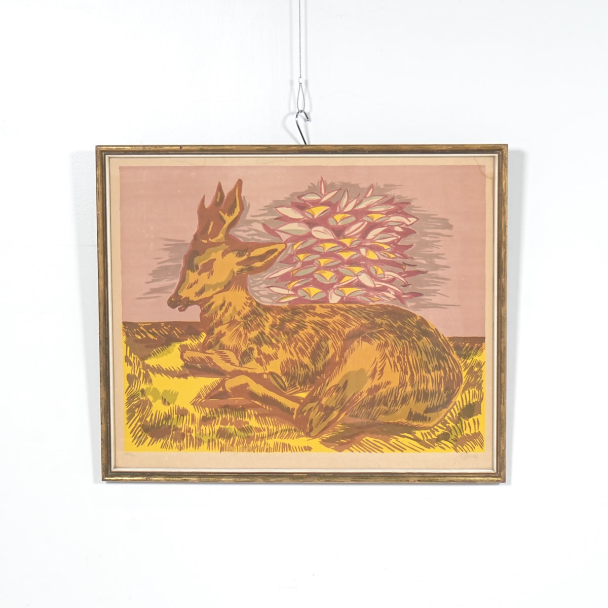 デンマークヴィンテージ リトグラフ(68cm×56.5cm)