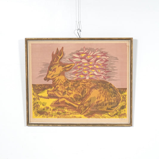 デンマークヴィンテージ リトグラフ(68cm×56.5cm)