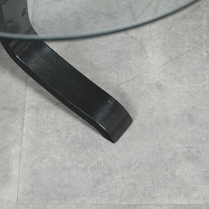 デンマークヴィンテージ ガラストップ ローテーブル