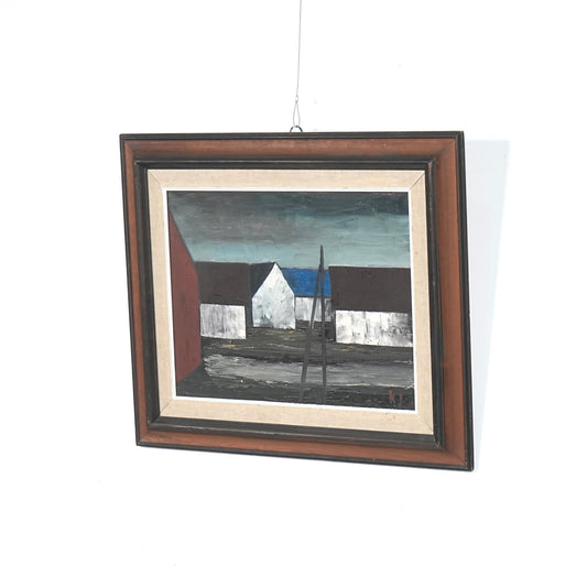 デンマークヴィンテージ オイルペイント(69cm×60cm)